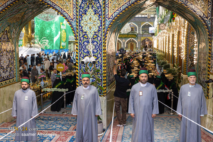 مراسم جشن فارغ التحصیلی دانشجویان کشور عراق در بین الحرمین
