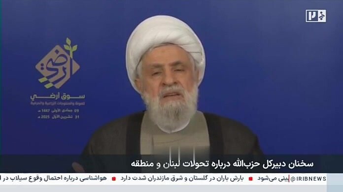 شیخ نعیم قاسم: اسرائیل زندگی و بازگشت شهروندان لبنان را هدف قرار داده است