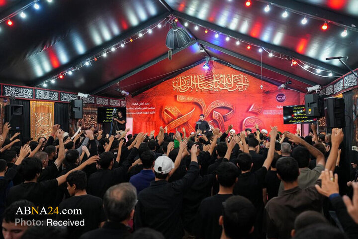 حرم مطهر عسکریین مراسم عزاداری فاطمی را در شهر کرکوک برگزار کرد