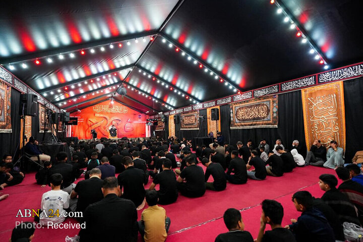 حرم مطهر عسکریین مراسم عزاداری فاطمی را در شهر کرکوک برگزار کرد