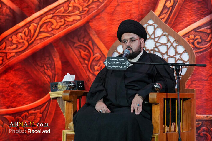 حرم مطهر عسکریین مراسم عزاداری فاطمی را در شهر کرکوک برگزار کرد