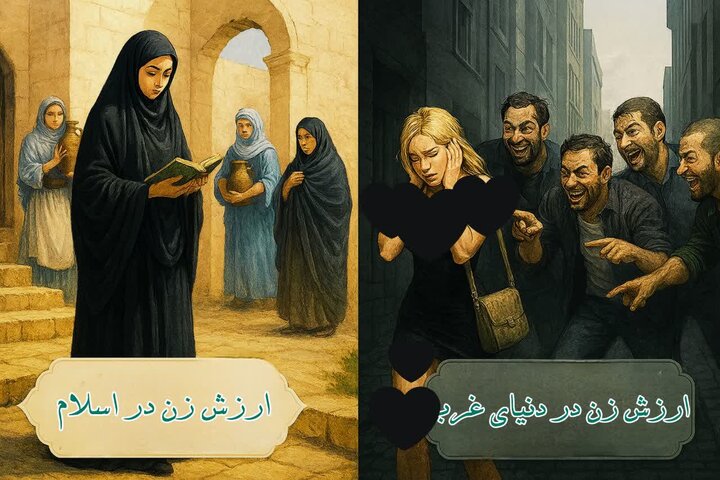 غرب، از بین‌برنده عفت زنانه