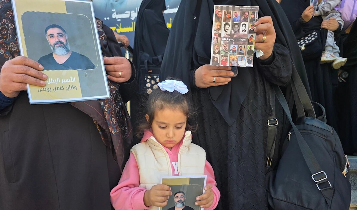 برگزاری تجمع خانواده‌های اسرای لبنانی در شهرک جبشیت