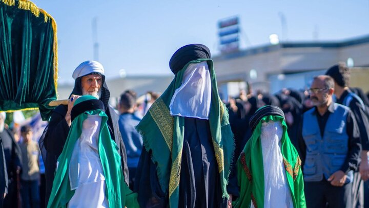 تقرير مصور/ تشييع رمزي للسيدة فاطمة الزهراء (ع) في محافظة واسط العراقية