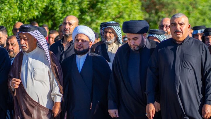 تقرير مصور/ تشييع رمزي للسيدة فاطمة الزهراء (ع) في محافظة واسط العراقية