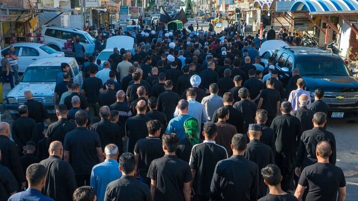 تقرير مصور/ تشييع رمزي للسيدة فاطمة الزهراء (ع) في محافظة واسط العراقية