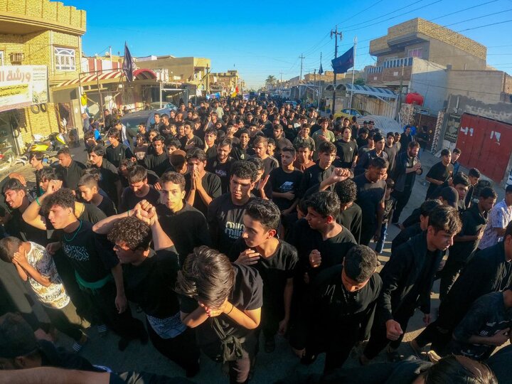 تقرير مصور/ تشييع رمزي للسيدة فاطمة الزهراء (ع) في محافظة واسط العراقية