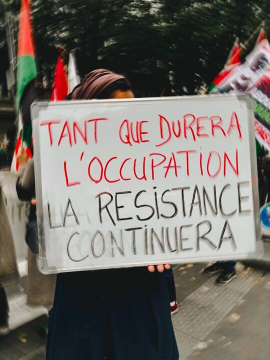 Informe fotográfico | Solidaridad con Palestina en Burdeos, Francia