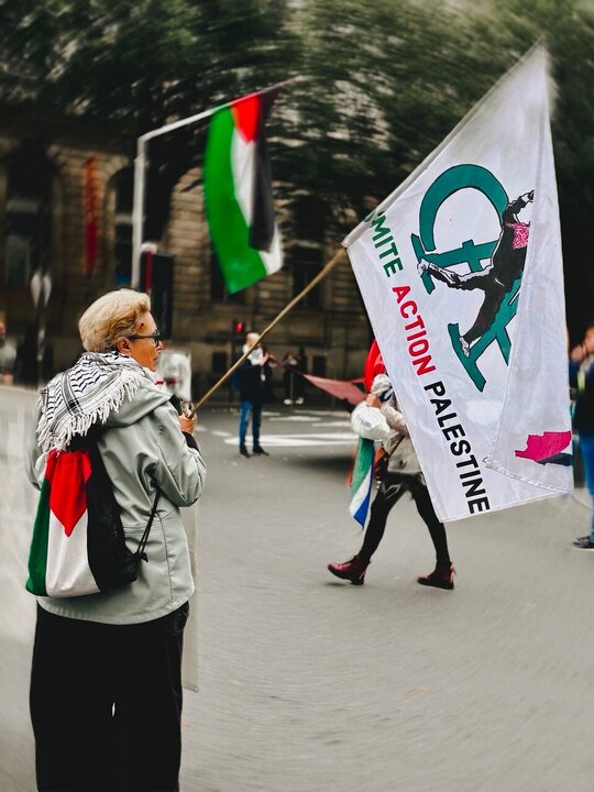 Informe fotográfico | Solidaridad con Palestina en Burdeos, Francia