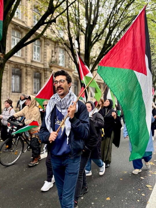 Informe fotográfico | Solidaridad con Palestina en Burdeos, Francia