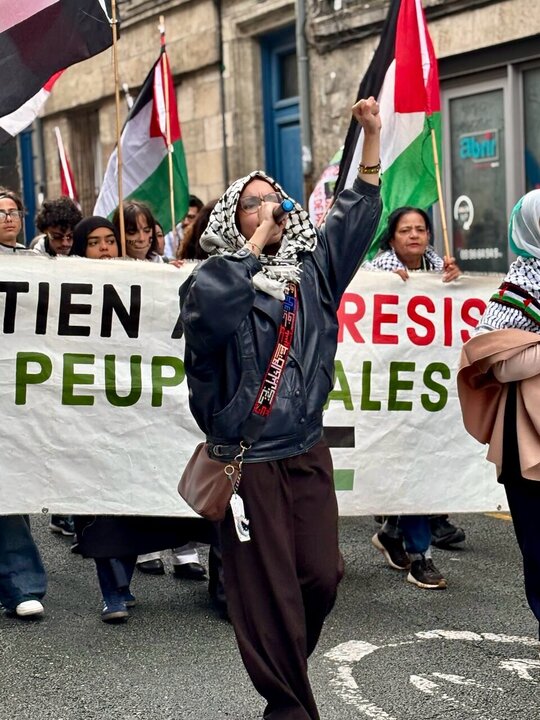 Informe fotográfico | Solidaridad con Palestina en Burdeos, Francia