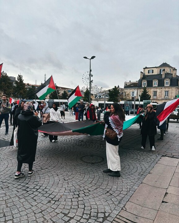 Informe fotográfico | Solidaridad con Palestina en Burdeos, Francia