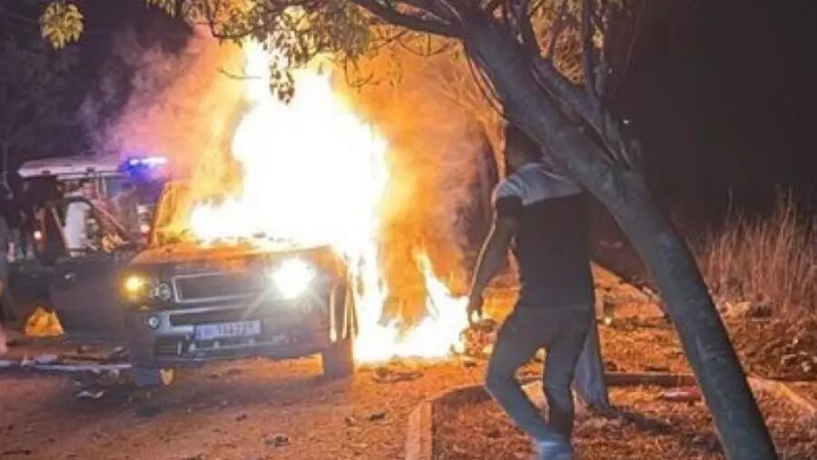 ۴ شهید در حمله هوایی اسرائیل به خودرویی در جنوب لبنان