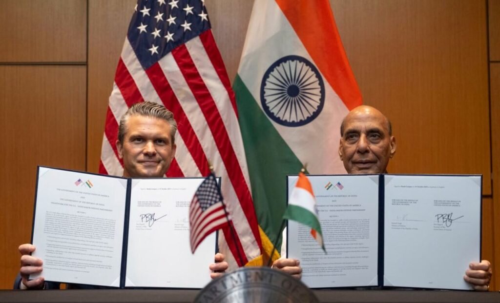 بھارت اور امریکہ کے درمیان 10 سالہ دفاعی معاہدہ