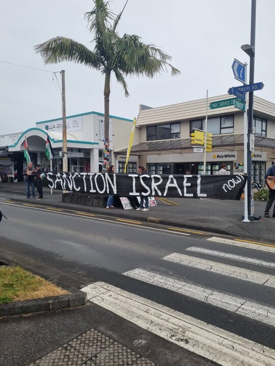 گردهمایی مردم نیوزیلند در حمایت از فلسطین + تصاویر