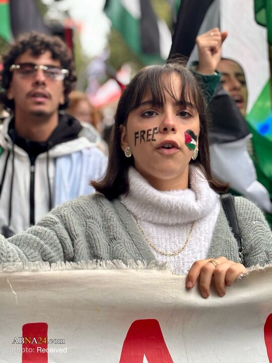新闻图片 | 法国波尔多市民支持抵抗运动并谴责犹太复国主义政权的罪行
