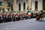 Informe fotográfico | Encuentro de estudiantes de secundaria y universitarios con el Líder de la Revolución Islámica