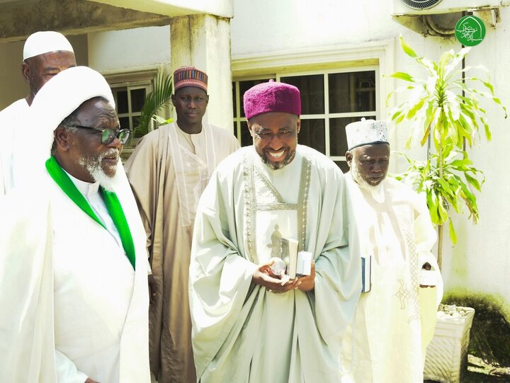 نائجیریا کے ممتاز سنی عالم کی شیخ زکزاکی سے ملاقات