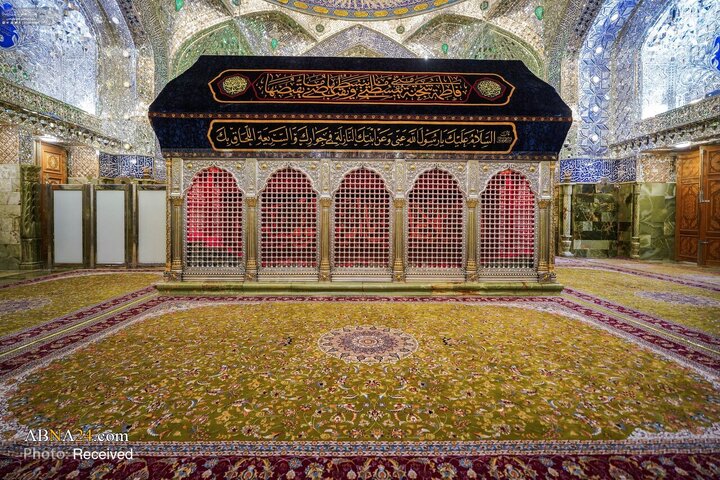 حرم امیرالمؤمنین در سوگ سالگرد شهادت حضرت فاطمه زهرا