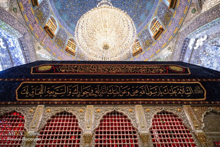 حرم امیرالمؤمنین در سوگ سالگرد شهادت حضرت فاطمه زهرا