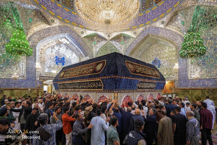 حرم امیرالمؤمنین در سوگ سالگرد شهادت حضرت فاطمه زهرا