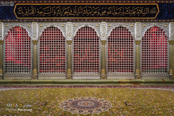 حرم امیرالمؤمنین در سوگ سالگرد شهادت حضرت فاطمه زهرا