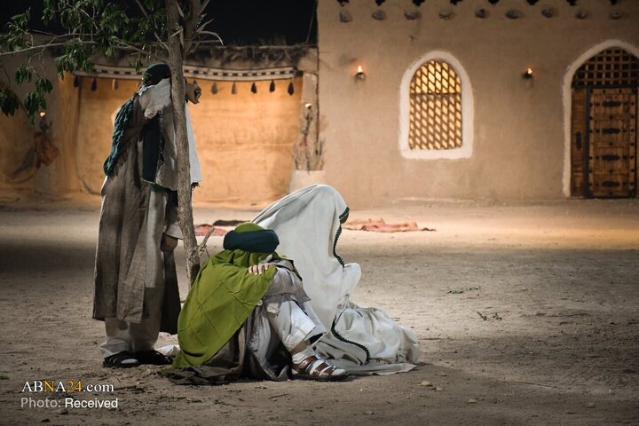 اجرای تئاتر شهادت حضرت فاطمه زهرا در سوق الشیوخ، ذی قار، عراق