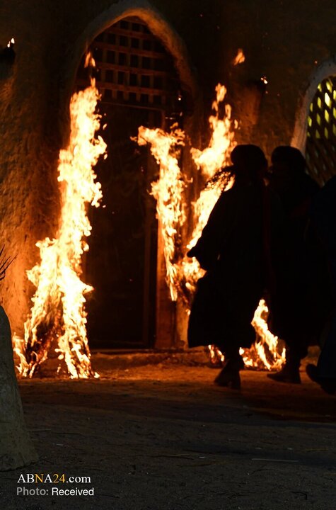 اجرای تئاتر شهادت حضرت فاطمه زهرا در سوق الشیوخ، ذی قار، عراق