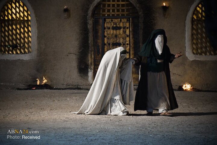 اجرای تئاتر شهادت حضرت فاطمه زهرا در سوق الشیوخ، ذی قار، عراق