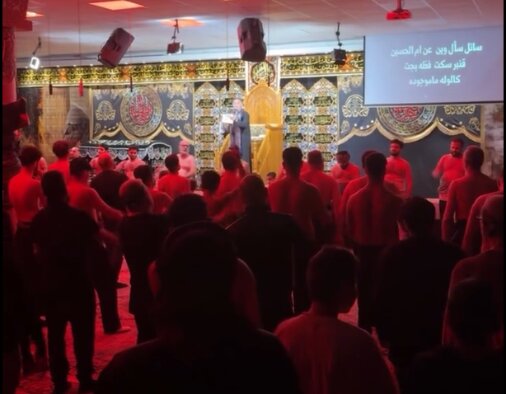 ویدیو | برگزاری مراسم عزادارای ایام فاطمیه در آلمان، هیئت عابس‌الشاکری