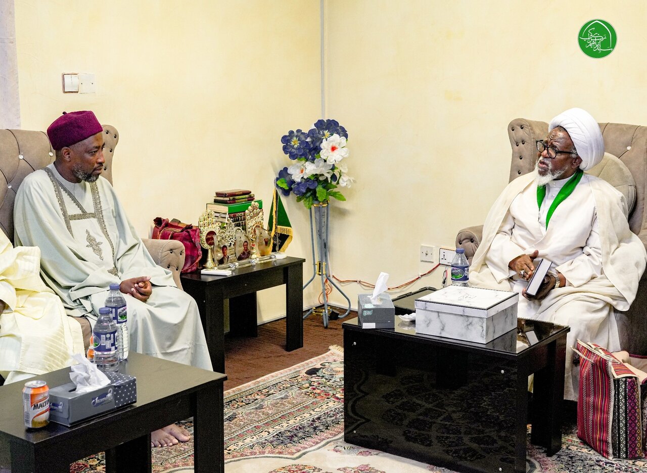 عالم برجستۀ اهل سنت نیجریه با شیخ زکزاکی دیدار کرد + تصاویر