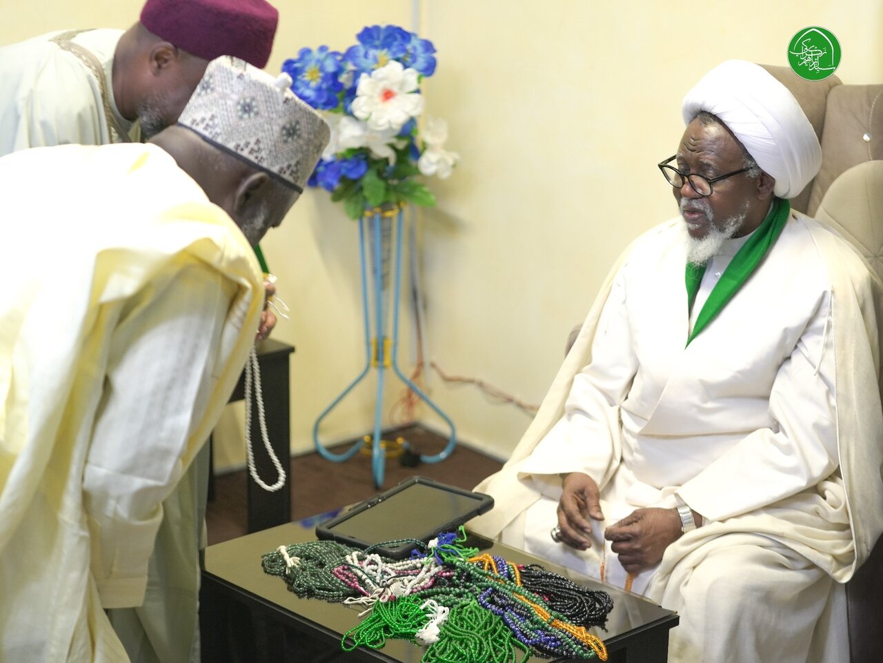 عالم برجستۀ اهل سنت نیجریه با شیخ زکزاکی دیدار کرد + تصاویر