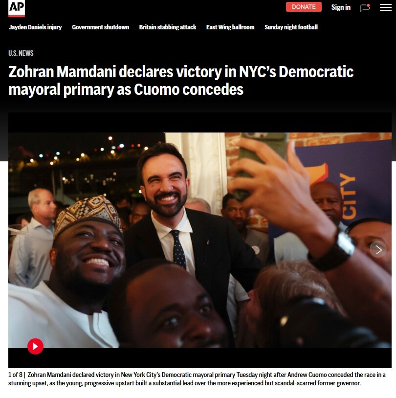 Zohran Mamdani, Pendahulu dalam Pilihan Raya Datuk Bandar New York