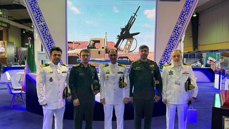‌حضور هیئت نظامی ایران در نمایشگاه بین‌المللی دریایی کراچی پاکستان