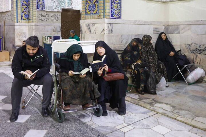Photos: Hazrat Zahra mourning ceremony held at Razavi shrine