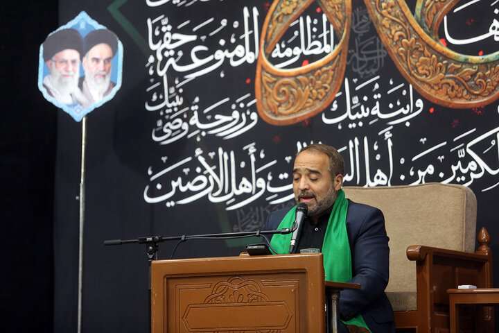 Photos: Hazrat Zahra mourning ceremony held at Fatima Masoumeh holy shrine on Tuesday