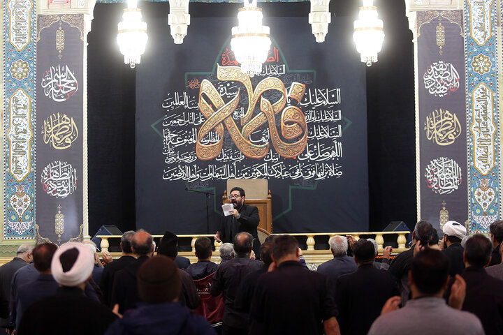 Photos: Hazrat Zahra mourning ceremony held at Fatima Masoumeh holy shrine on Tuesday