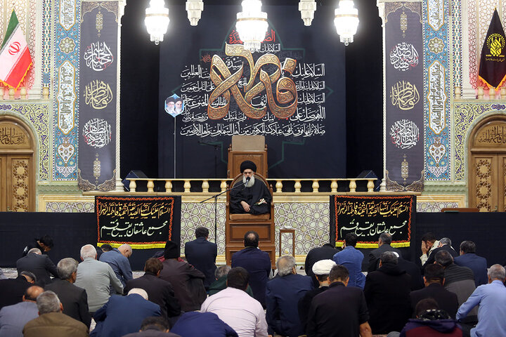 Photos: Hazrat Zahra mourning ceremony held at Fatima Masoumeh holy shrine on Tuesday