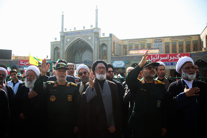 Photos: National Day Against Global Arrogance marked in Hazrat Masoumeh holy shrine