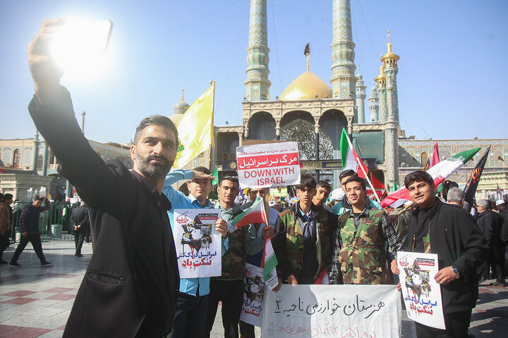 Photos: National Day Against Global Arrogance marked in Hazrat Masoumeh holy shrine