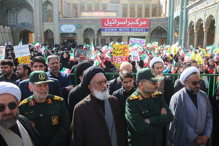 Photos: National Day Against Global Arrogance marked in Hazrat Masoumeh holy shrine