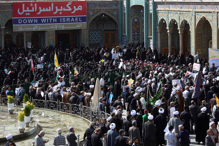 Photos: National Day Against Global Arrogance marked in Hazrat Masoumeh holy shrine