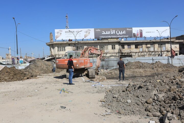 تقرير مصور/ العتبة الحسينية تنفذ مشروع حدائق مقام صاحب الزمان في محافظة بابل