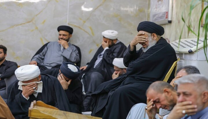 مجلس عزاء بذكرى استشهاد السيدة فاطمة الزهراء (ع) في العتبة الحسينية المقدسة