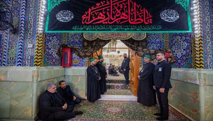 مجلس عزاء بذكرى استشهاد السيدة فاطمة الزهراء (ع) في العتبة الحسينية المقدسة