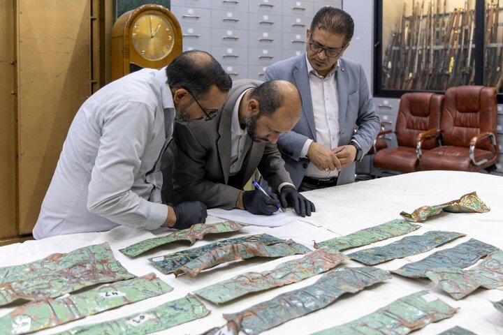 متحف الكفيل ينجز أعمال الصيانة والترميم لمقتنيات العتبة العسكرية المقدسة