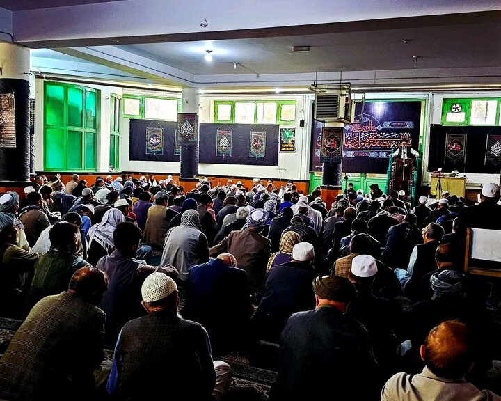 عکس خبری | مراسم عزاداری ایام شهادت حضرت فاطمه زهرا(س) در تکیه‌خانه عمومی کابل