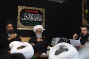 آية الله النجفي يقيم مجلس عزاء بمناسبة استشهاد الصديقة الطاهرة عليها السلام