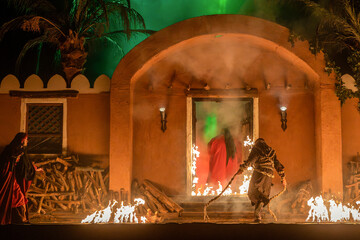 Foto Hesabat | Məşhəddə Fatimiyyə Günlərində "Sınıq Cəvahir" Ritual Tamaşası