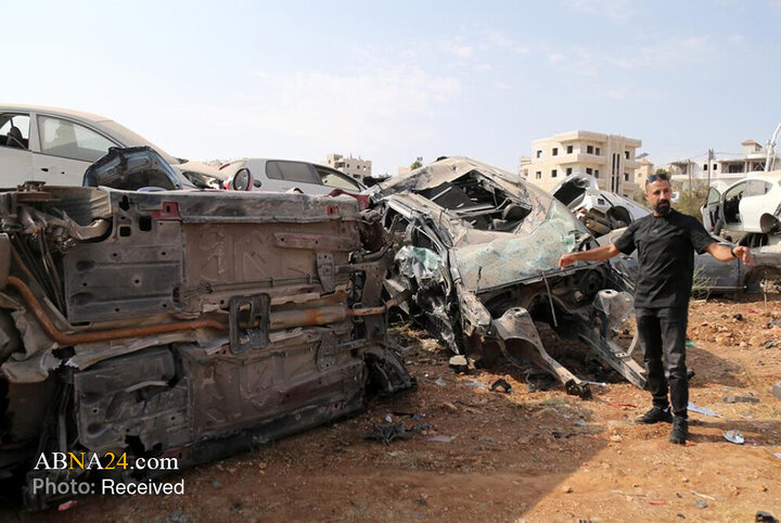 تخریب یک تعمیرگاه خودرو توسط نظامیان صهیونیست در کرانه باختری